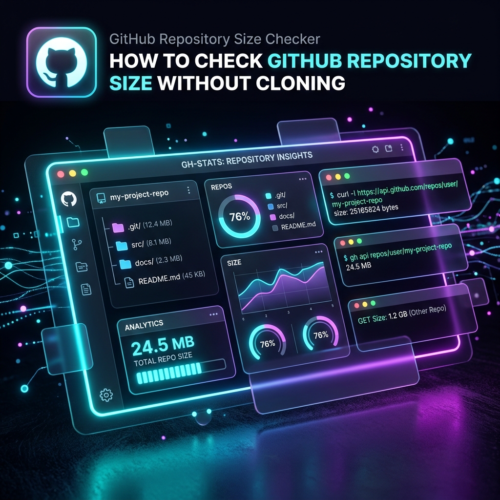 How to Check GitHub Repository Size Without Cloning