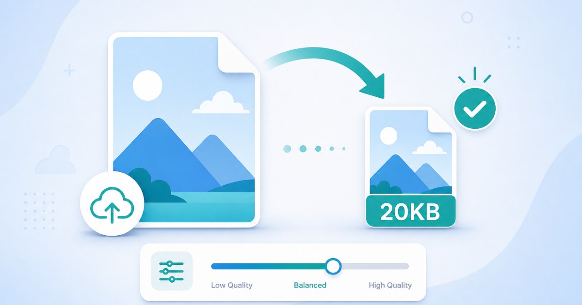 How to Compress an Image to 20KB Online (Free Guide)
