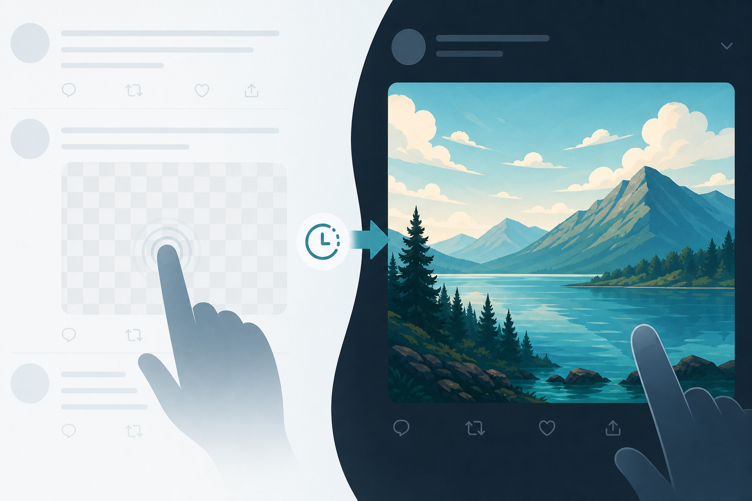 How to Make a Tap and Hold Image for X: Transparent PNG Reveal Guide